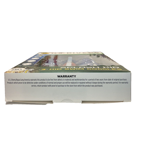 US Divers Splash Kid Swim Goggles Age 4+ Anti Fog, UV Protect, Shatter Resistant - Picture 5 of 5